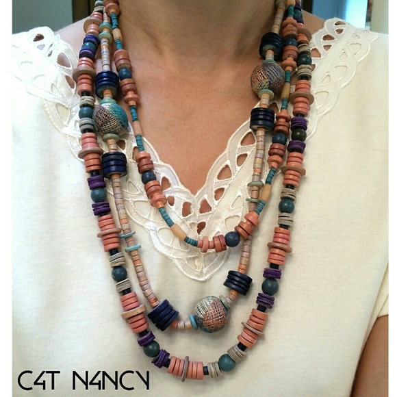 GALAXY -  Woodland Boho Pastels Magical Necklace! - Picture 1 of 5